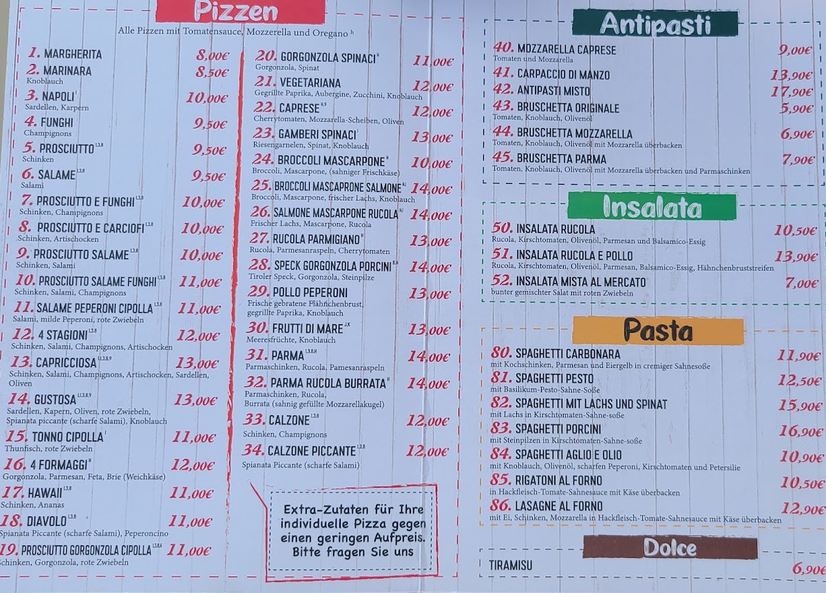 Menu Pizzeria Al Mercato - Weida-1