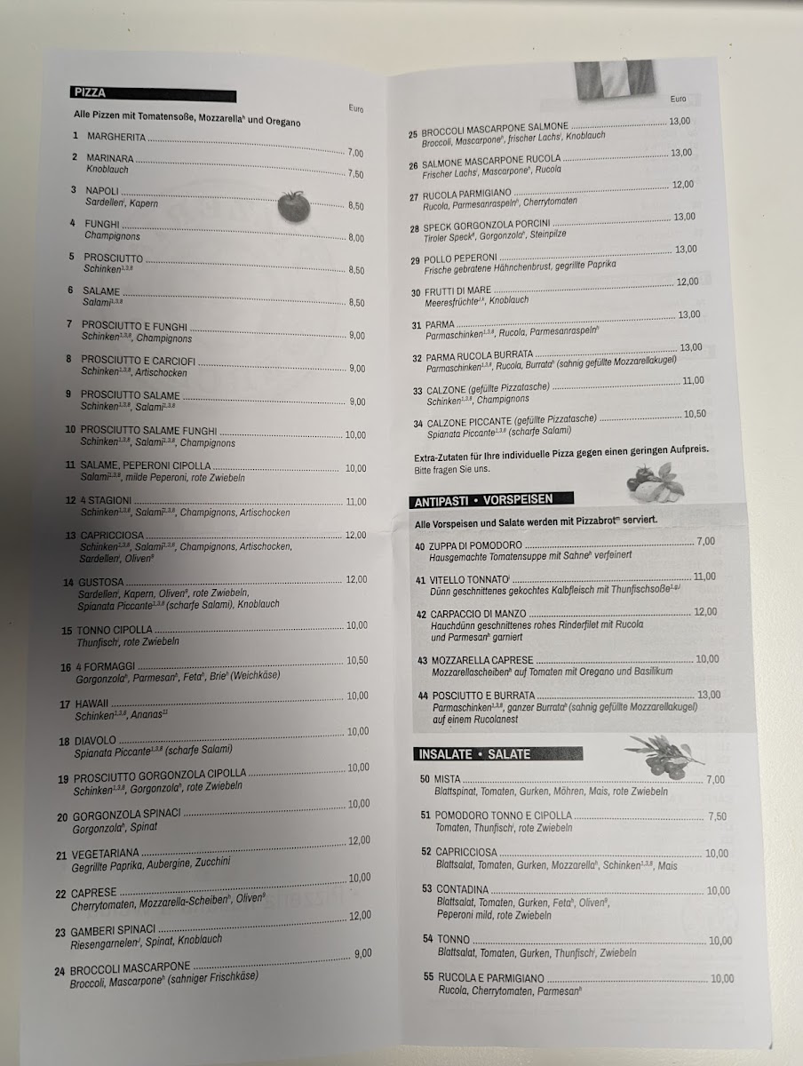 Menu Pizzeria Al Mercato - Weida-3